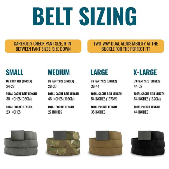 4269 Cache Belt, Anti-theft Everyday Carry Belt For Travel And Outdoors main image 7